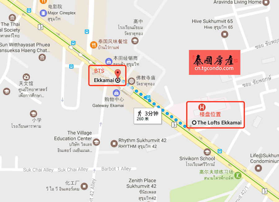 the lofts ekkamai map