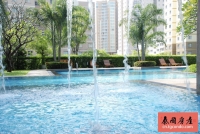 泰国曼谷120平三房三卫花园公寓出租