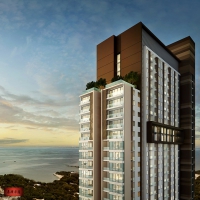 泰国芭提雅UNIXX高层海景62平米2房公寓
