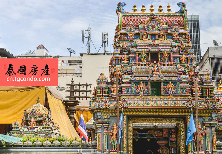 曼谷是隆沙吞 印度神庙