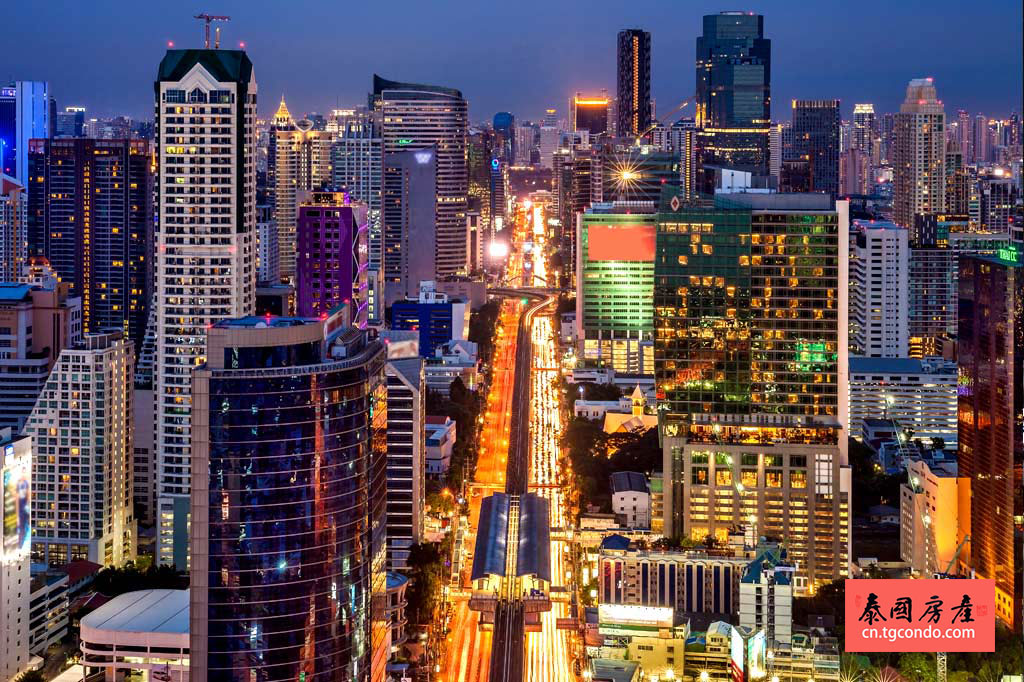 曼谷是隆金融区 Silom