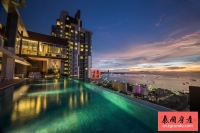 泰国芭提雅中心海公寓花园景观一房出售