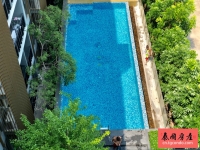 曼谷是隆金融区Klass Silom泳池景观高层一房