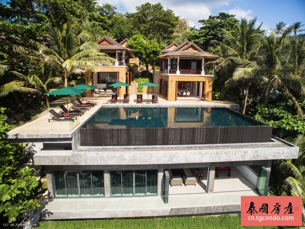 泰国普吉岛8卧室私人海景豪华泳池别墅出售