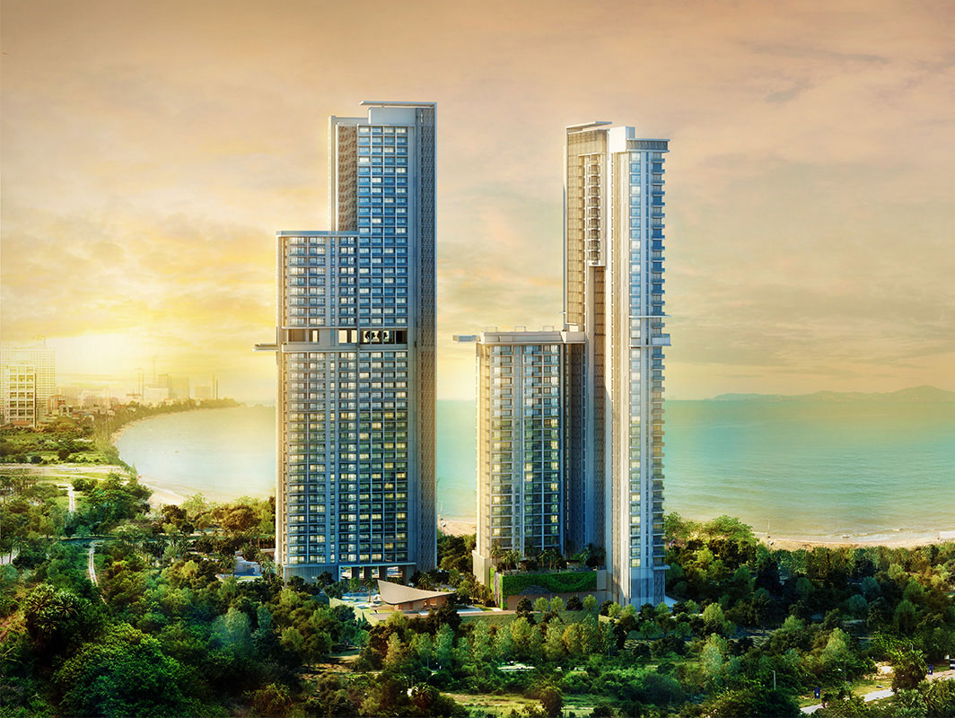 泰国芭提雅公寓里维拉高层海景 Riviera Wongamat