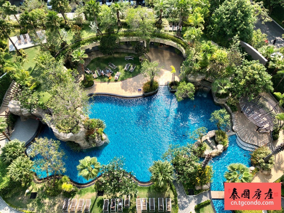The Riviera Wongamat 泰国芭堤雅里维拉公寓泳池之一